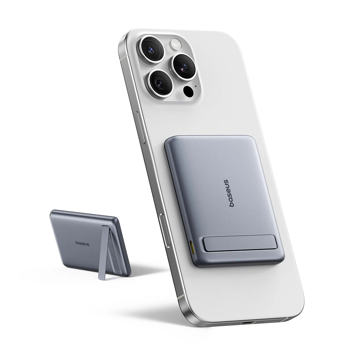 Batterie Externe Baseus Qi2 5000mAh avec Béquille — MagSafe 20W