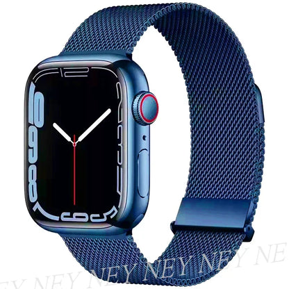 Bracelet Milanais pour Apple Watch 38/40/41/42/44/45/49mm — Maille Inox