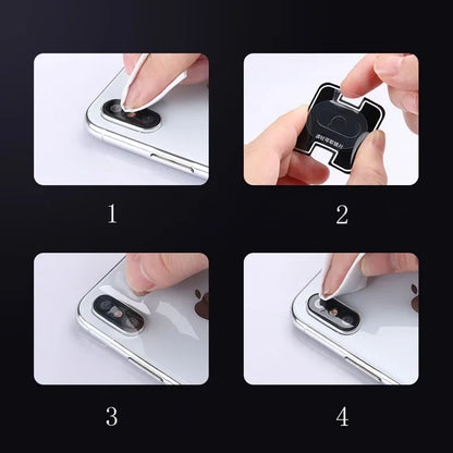 Protège Objectif Appareil Photo iPhone 15/14/13 Pro Max — Verre Trempé 3D