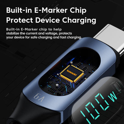 Câble Toocki USB-C vers USB-C 100W — Charge Rapide PD