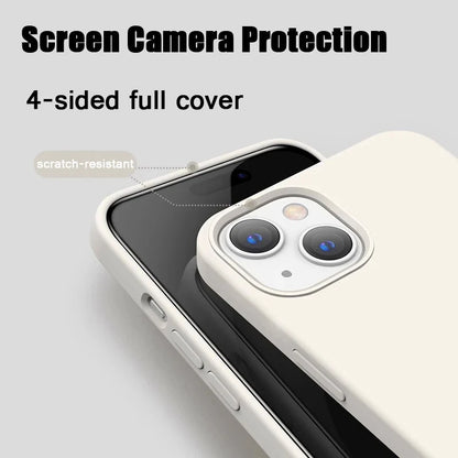 Coque Silicone Liquide MagSafe iPhone 16/15/14/13/12/11 Pro Max
