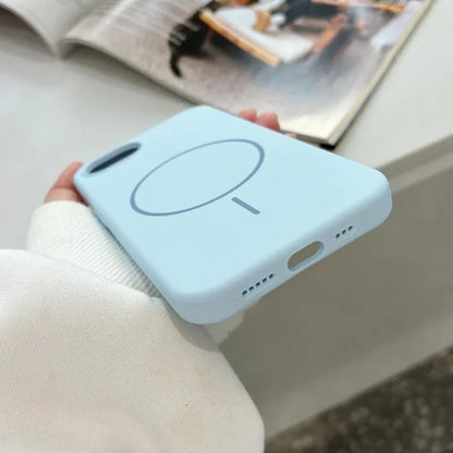 Coque Silicone Magnétique iPhone 16E / SE 4 (2025) — MagSafe