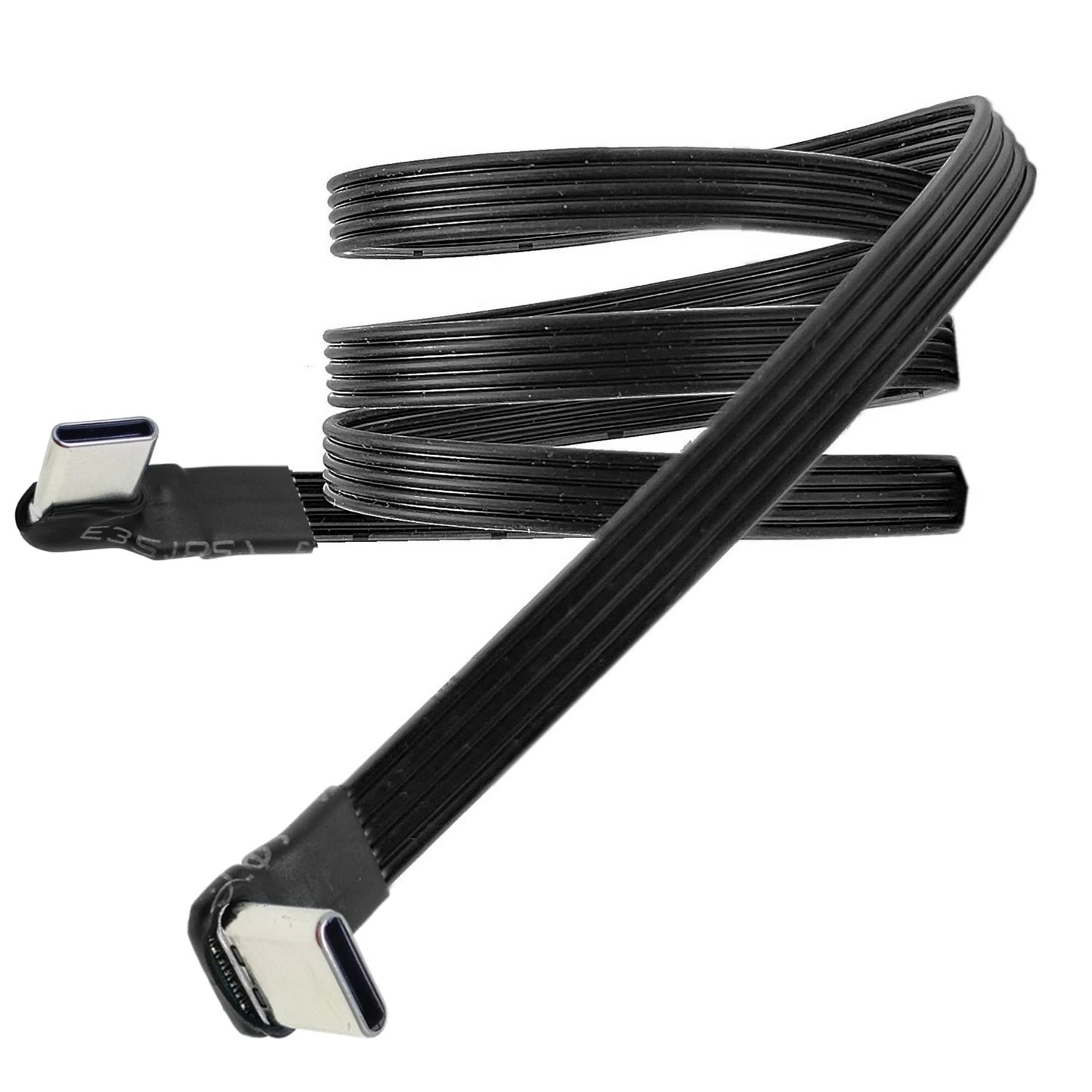 Câble d'Extension USB-C 90° — 3A, 5 à 100 cm