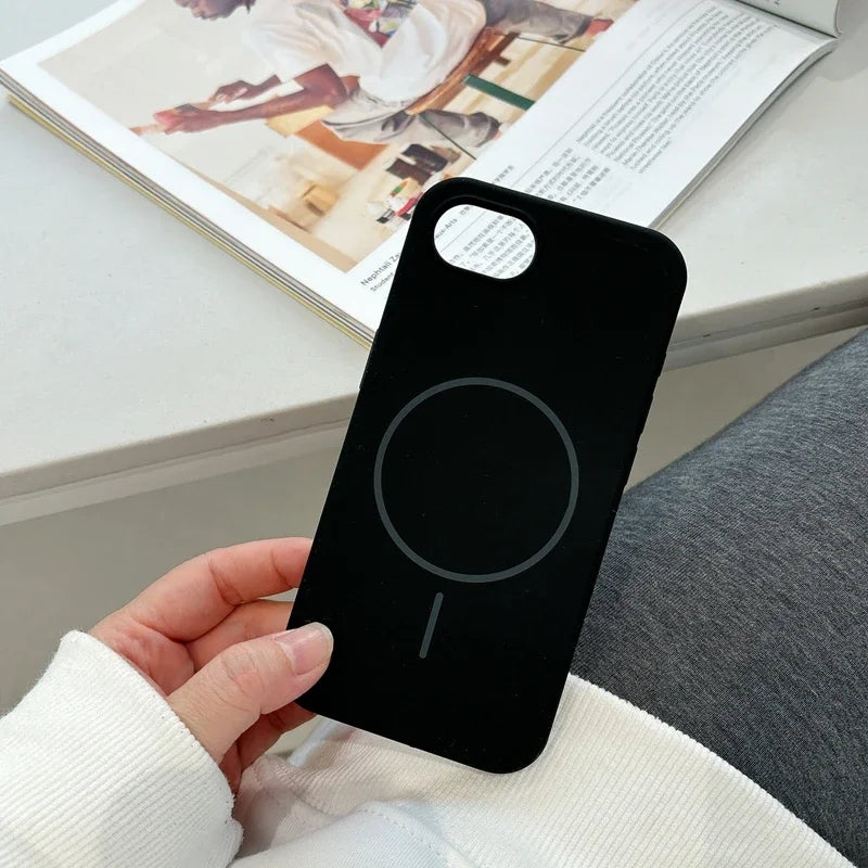 Coque Silicone Magnétique iPhone 16E / SE 4 (2025) — MagSafe