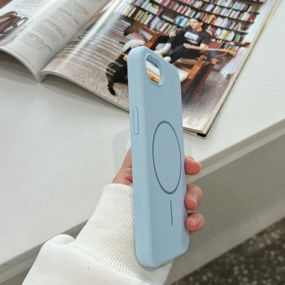 Coque Silicone Magnétique iPhone 16E / SE 4 (2025) — MagSafe