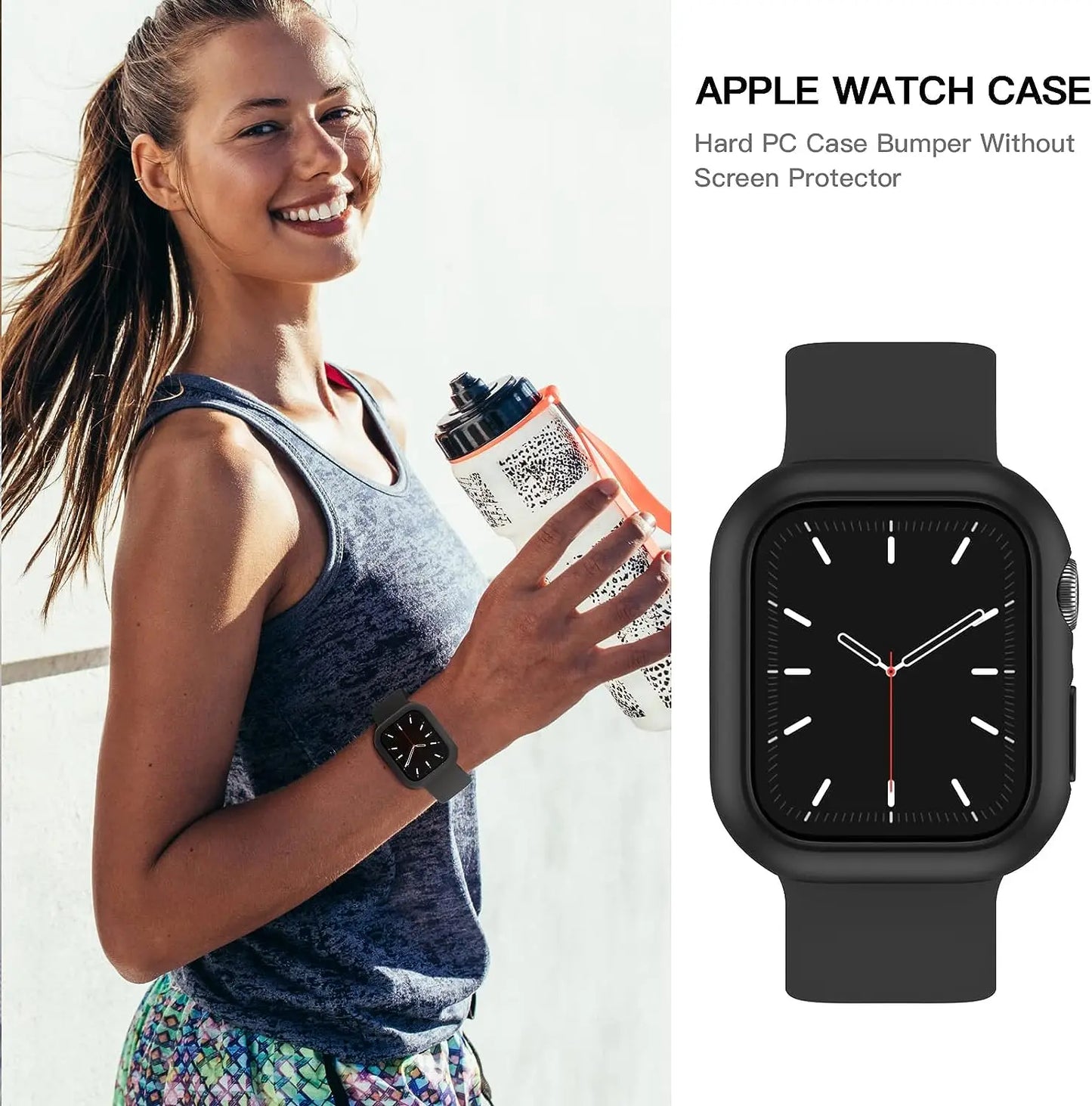 Coque de Protection Apple Watch — Bumper Antichoc 40/41/42/44/45/46 mm