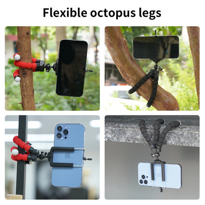 Trépied octopus pattes flexibles enroulées autour de supports