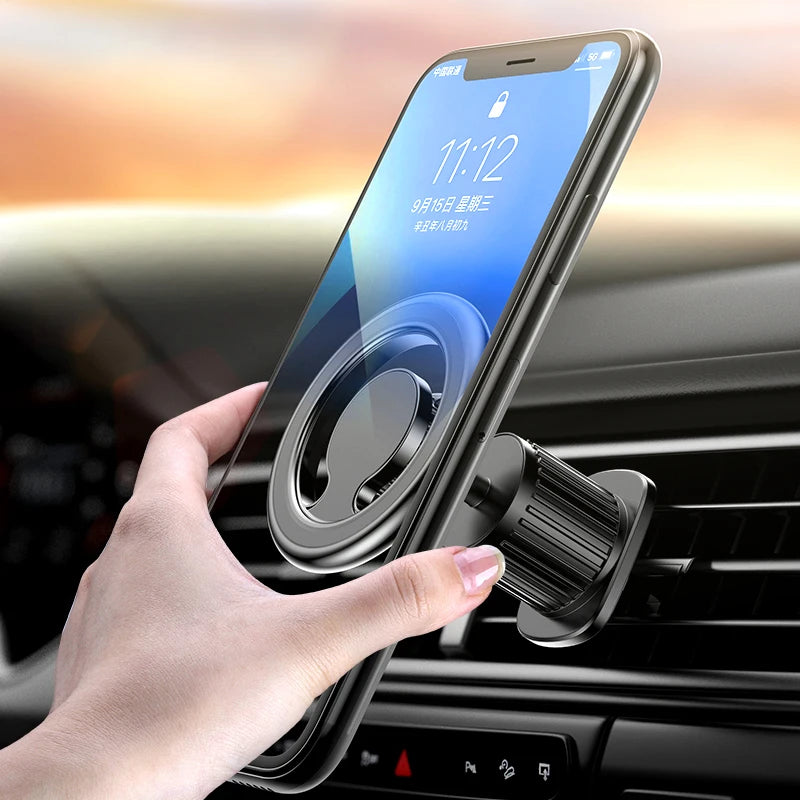 Support voiture MagSafe installation iPhone