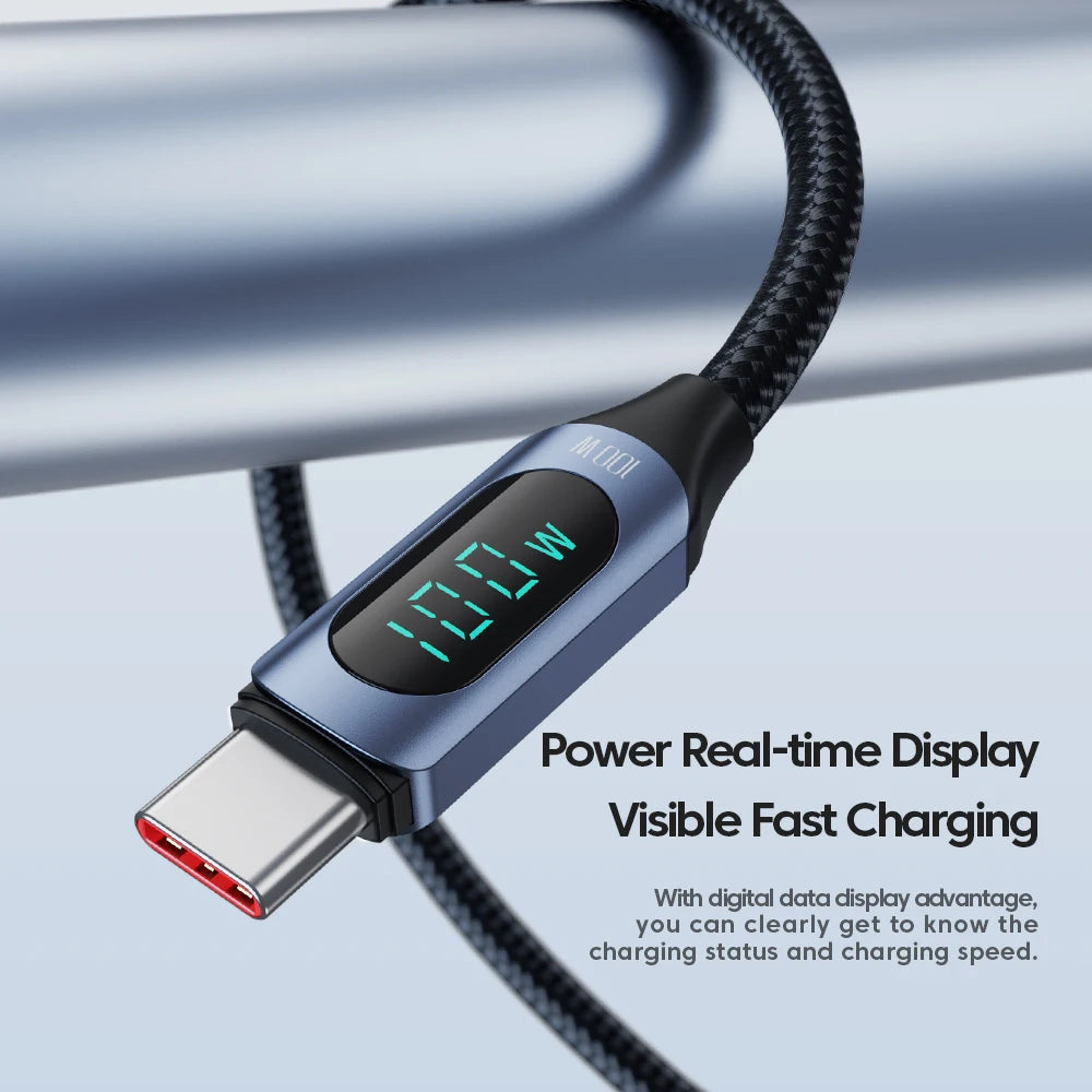 Câble Toocki USB-C vers USB-C 100W — Charge Rapide PD