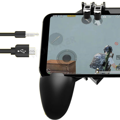 Manette de Jeu Mobile — Gâchettes 6 Doigts pour Smartphone