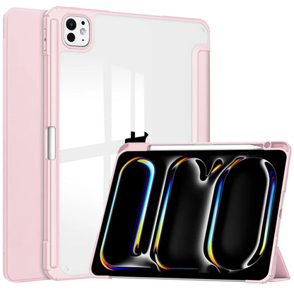 Coque iPad Air / iPad Pro 11" & 13" Transparente avec Porte-Stylet