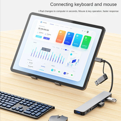 Station d'Accueil USB-C Multiport — Lecteur SD & Audio