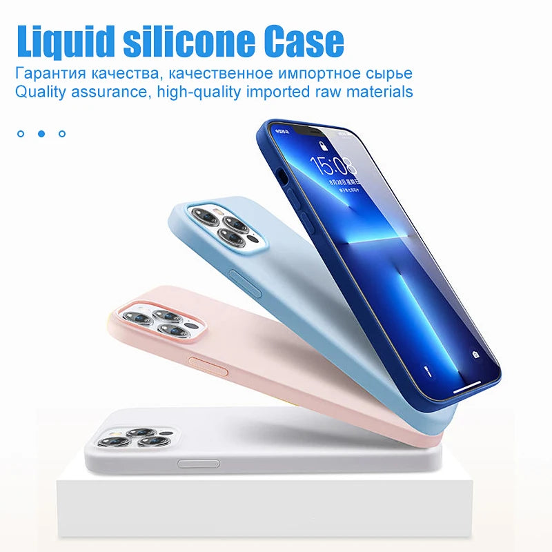 Coque silicone microfibre iPhone toucher doux