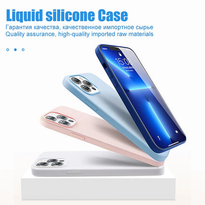 Coque silicone microfibre iPhone toucher doux