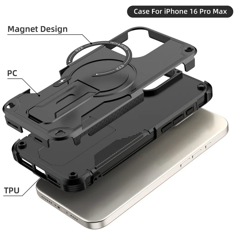 Coque militaire iPhone protection renforcée MagSafe