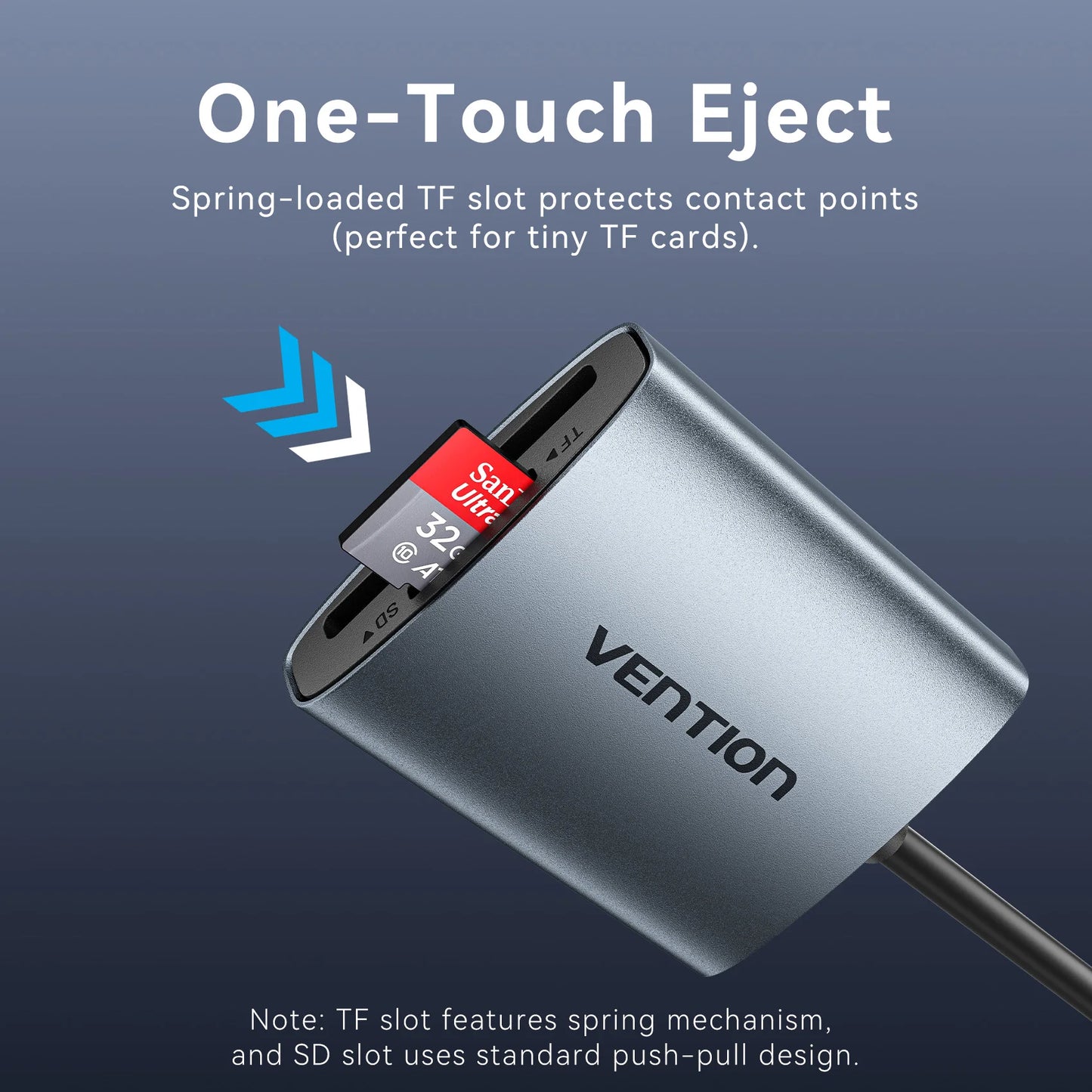 Lecteur de Carte SD & microSD USB-C 4.0 — 312 Mbps