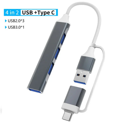 Station d'Accueil USB-C Multiport — Lecteur SD & Audio