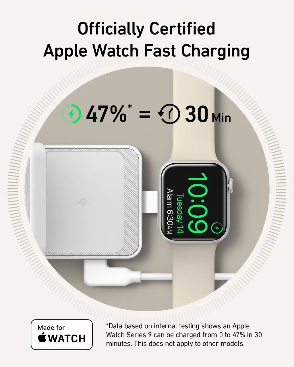 Station de Charge Anker MagGo 3-en-1 Qi2 15W — MagSafe