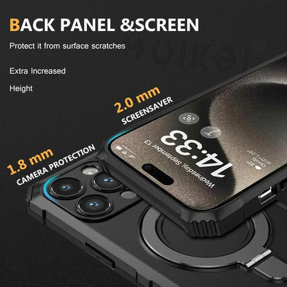 Coque MagSafe anneau iPhone kickstand