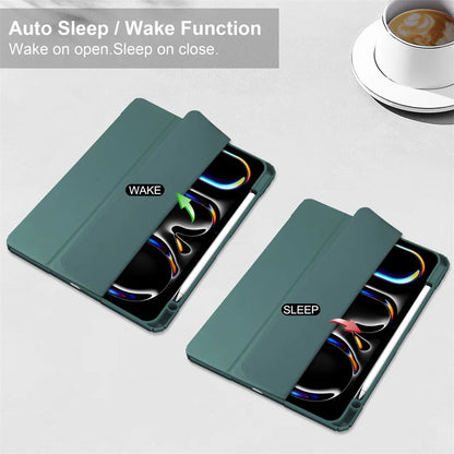 Coque iPad Air / iPad Pro 11" & 13" Transparente avec Porte-Stylet