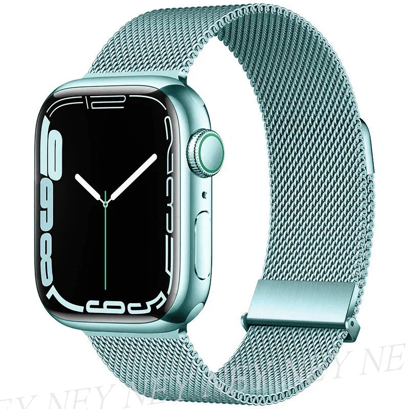 Bracelet Milanais pour Apple Watch 38/40/41/42/44/45/49mm — Maille Inox