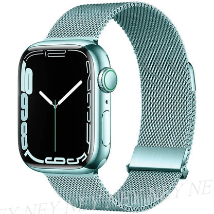 Bracelet Milanais pour Apple Watch 38/40/41/42/44/45/49mm — Maille Inox