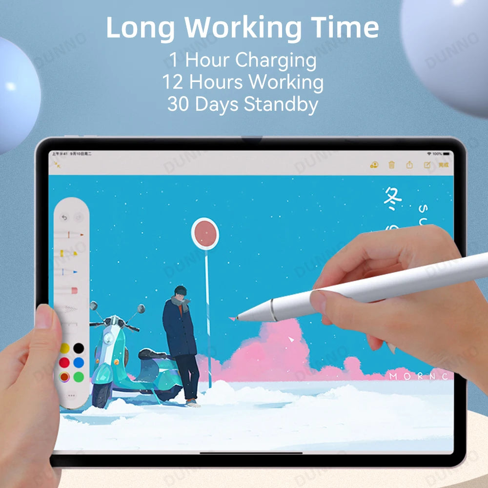 Stylet Actif Universel — Pointe Fine pour Tablette & Smartphone