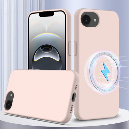 Coque Silicone Liquide MagSafe iPhone 16/15/14/13/12 Pro Max & SE