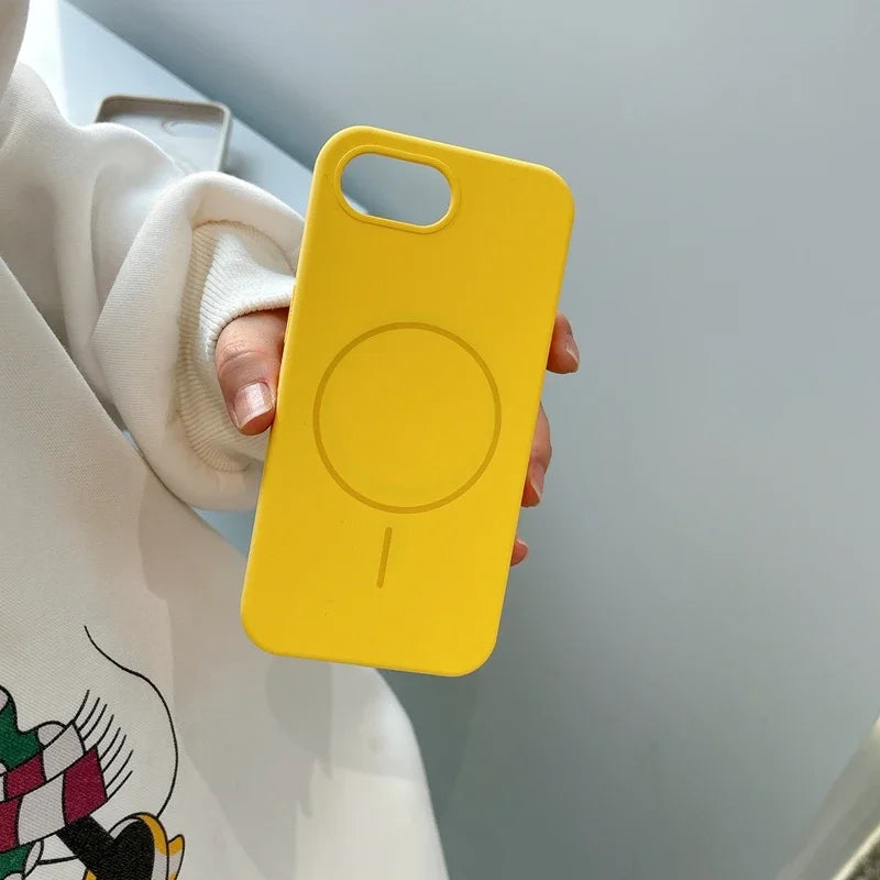Coque Silicone Magnétique iPhone 16E / SE 4 (2025) — MagSafe