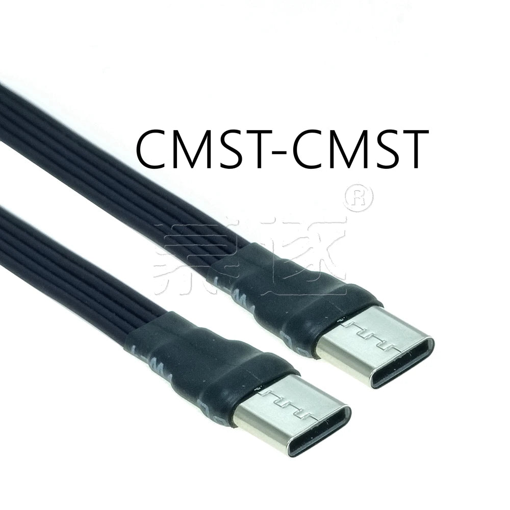 Câble d'Extension USB-C 90° — 3A, 5 à 100 cm