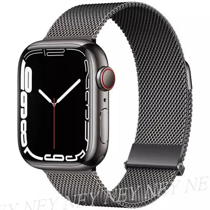 Bracelet Milanais pour Apple Watch 38/40/41/42/44/45/49mm — Maille Inox