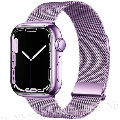 Bracelet Milanais pour Apple Watch 38/40/41/42/44/45/49mm — Maille Inox