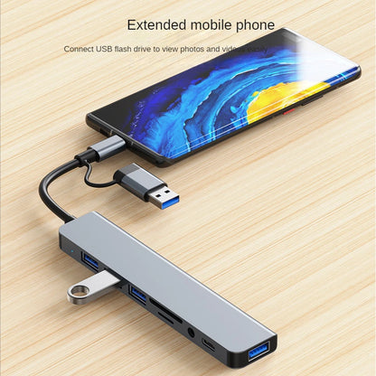 Station d'Accueil USB-C Multiport — Lecteur SD & Audio