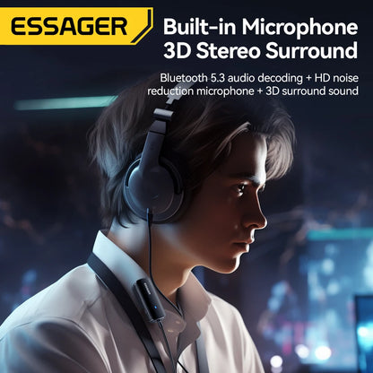 Adaptateur Bluetooth 5.3 Essager — Jack 3.5mm Aux Sans Fil