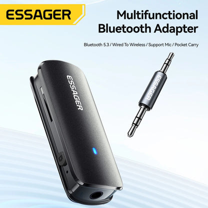 Adaptateur Bluetooth 5.3 Essager — Jack 3.5mm Aux Sans Fil