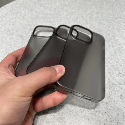 Coque ultra-fine mate iPhone fine profil