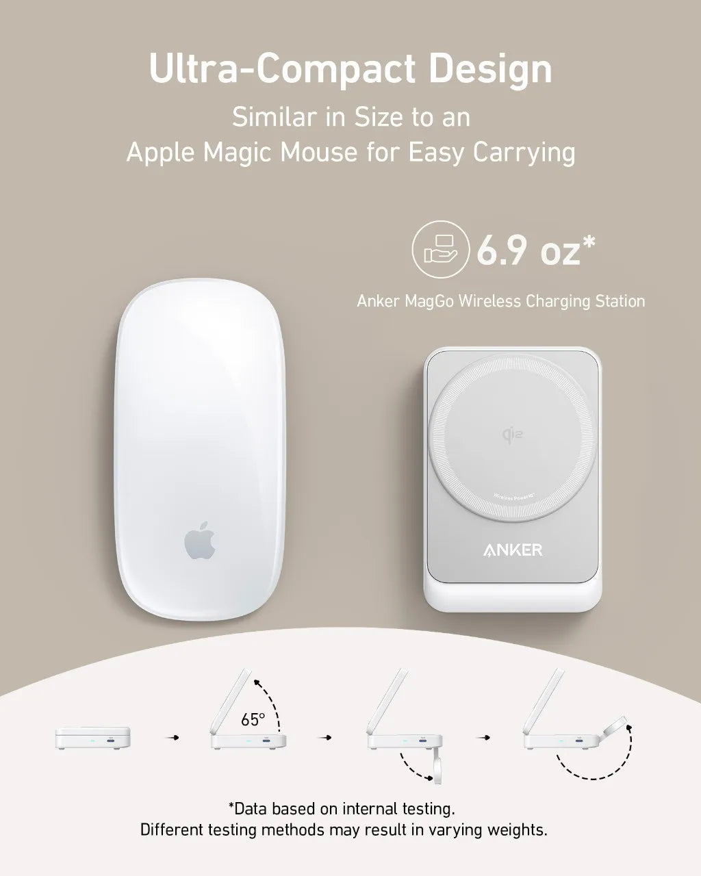 Station de Charge Anker MagGo 3-en-1 Qi2 15W — MagSafe