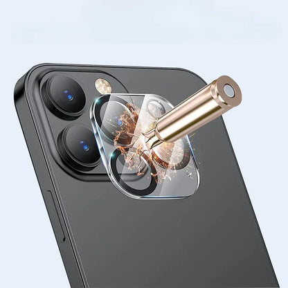 Protège Objectif Appareil Photo iPhone 15/14/13 Pro Max — Verre Trempé 3D