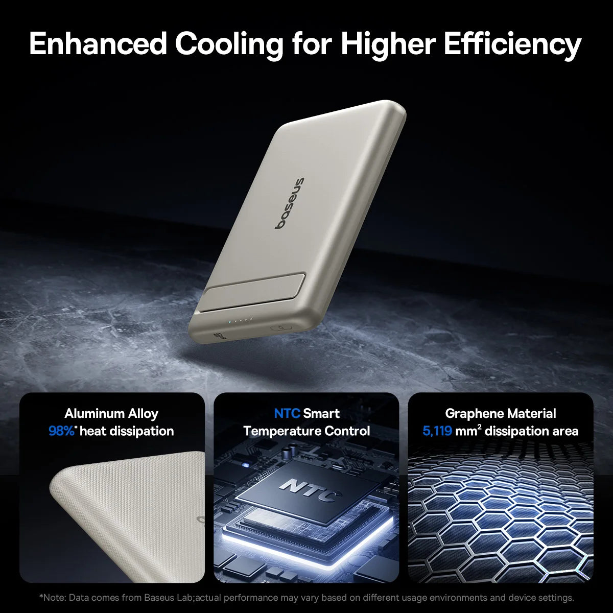 Batterie Externe Baseus Qi2 5000mAh avec Béquille — MagSafe 20W