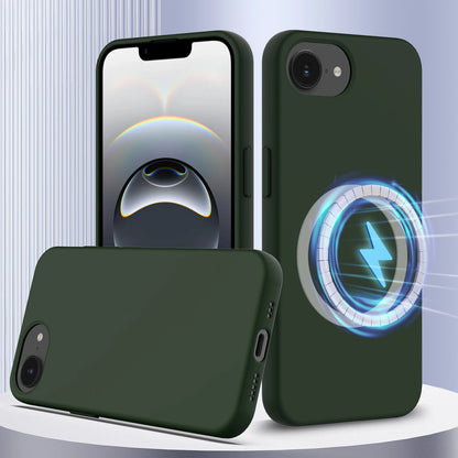 Coque Silicone Liquide MagSafe iPhone 16/15/14/13/12 Pro Max & SE