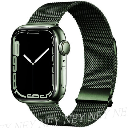 Bracelet Milanais pour Apple Watch 38/40/41/42/44/45/49mm — Maille Inox