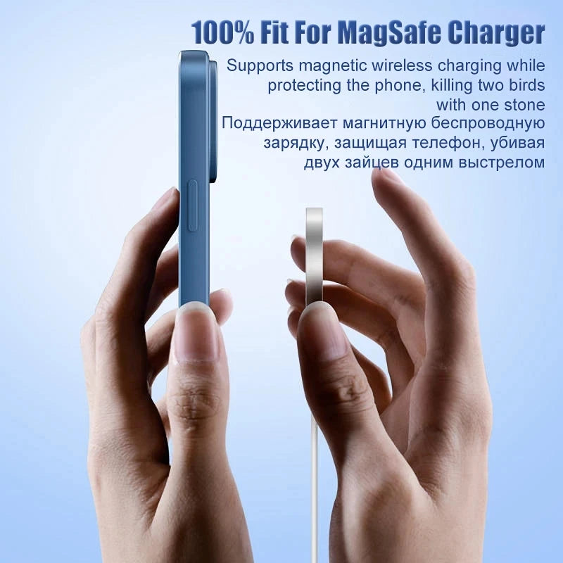 Coque Silicone Liquide MagSafe iPhone 16/15/14/13/12/11 Pro Max