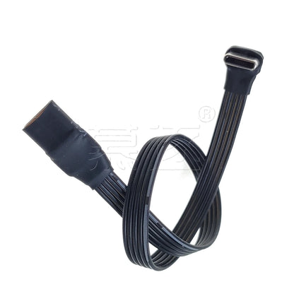 Câble d'Extension USB-C 90° — 3A, 5 à 100 cm