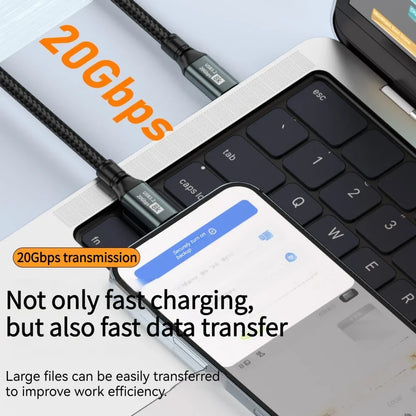 Câble USB-C vers USB-C 100W 5A PD — 20Gbps, Affichage 4K/8K