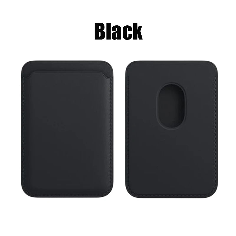 Coque Portefeuille en Cuir MagSafe — iPhone 12 à 15 Pro Max