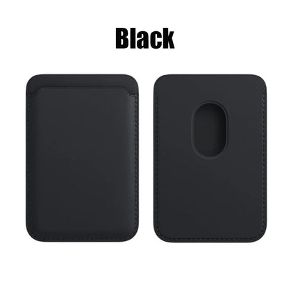 Coque Portefeuille en Cuir MagSafe — iPhone 12 à 15 Pro Max