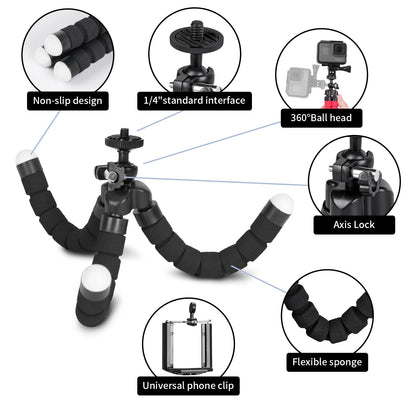 Mini Trépied Flexible Octopus pour Smartphone