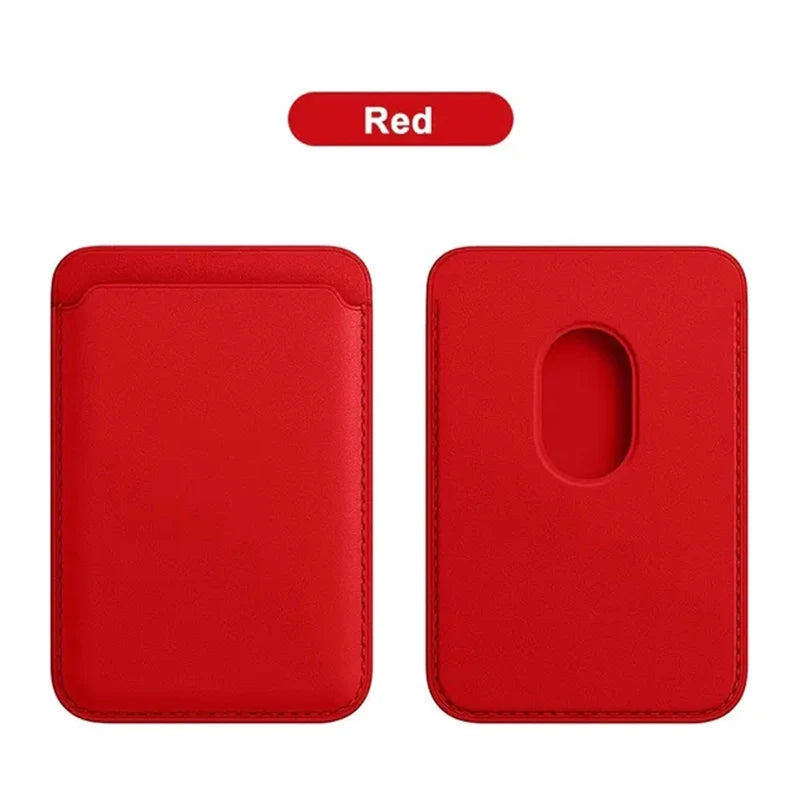 Coque Portefeuille en Cuir MagSafe — iPhone 12 à 15 Pro Max