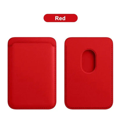 Coque Portefeuille en Cuir MagSafe — iPhone 12 à 15 Pro Max