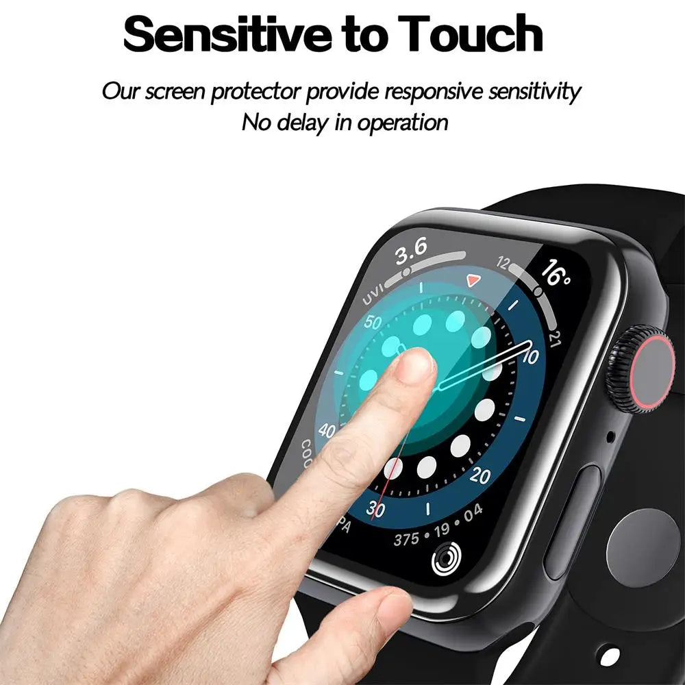 Verre Trempé Apple Watch — Protection Écran 9D (Lot de 3)